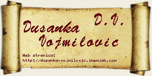Dušanka Vojmilović vizit kartica